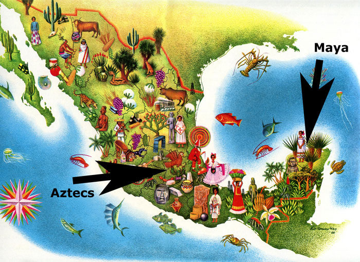 Inca aztecs aztec geography