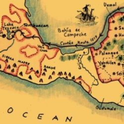 Maya inca and aztec map