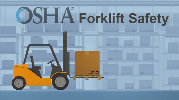 Practice test for forklift certification