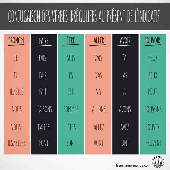 Irregular -ir verbs french conjugation