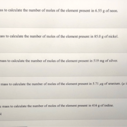 Atoms compound grams